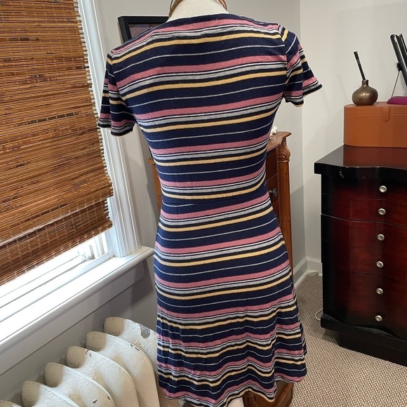 PINK ROSE STRIPED DRESS - Picture 3 of 7